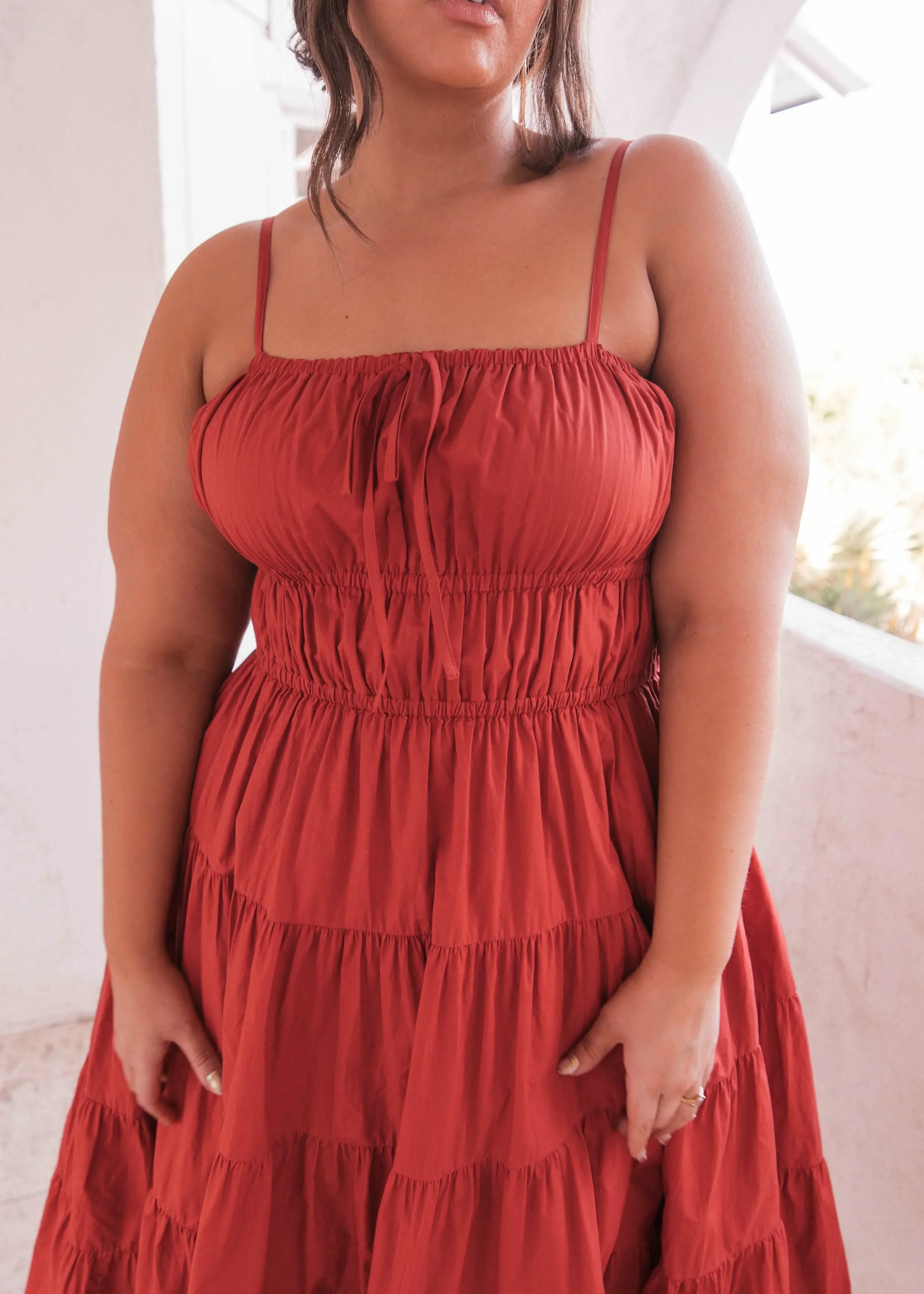 Birdie Dress Red - Image 6