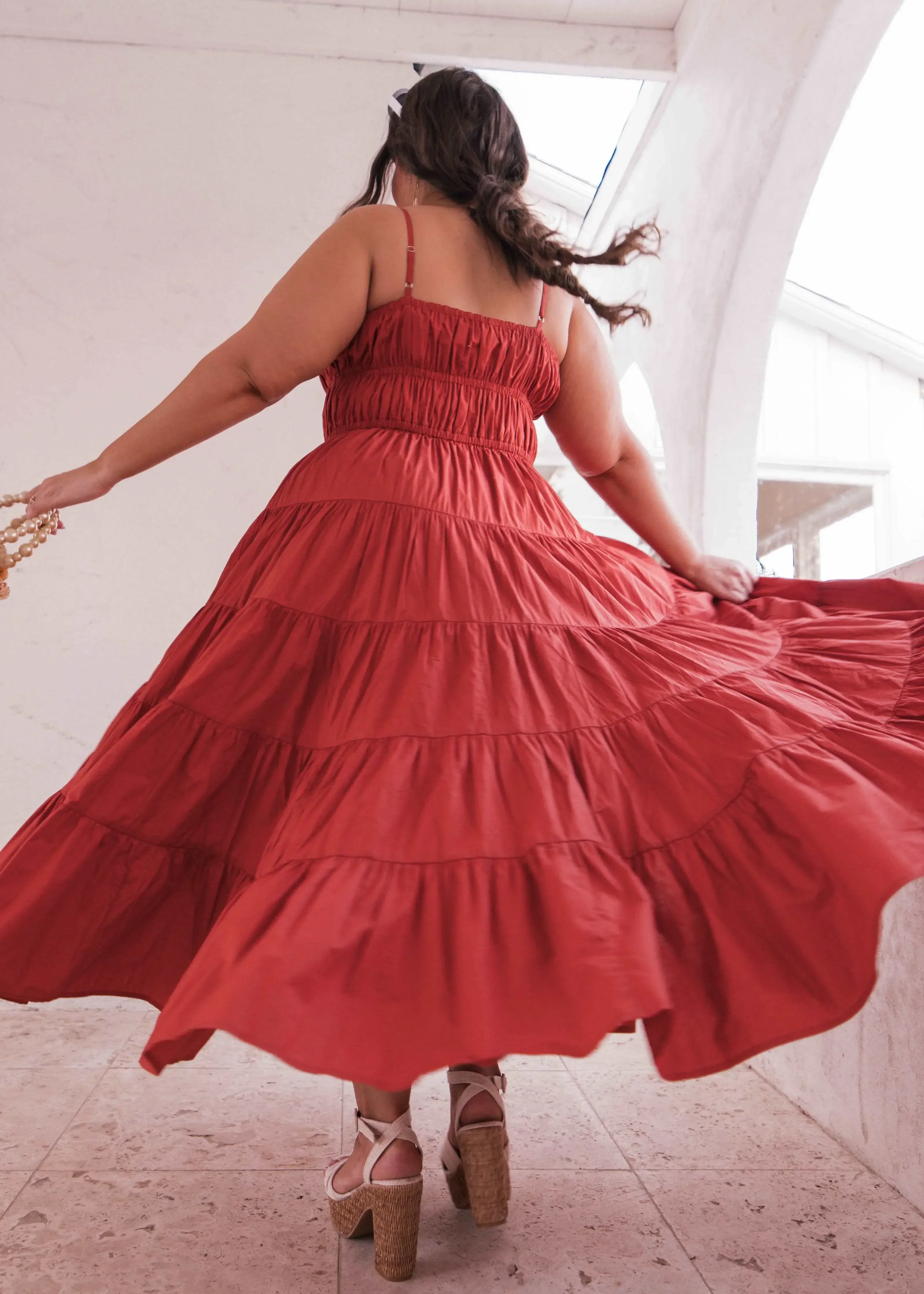 Birdie Dress Red - Image 8