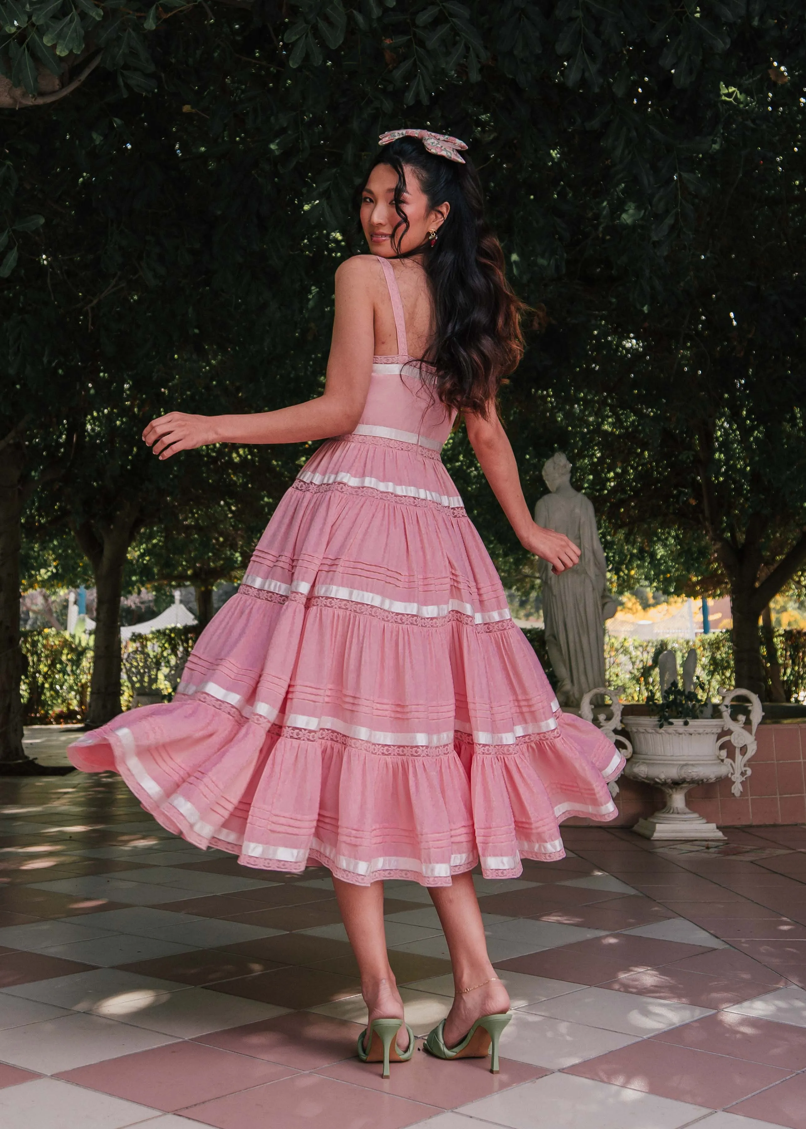 Delores Dress in Pink - Image 7