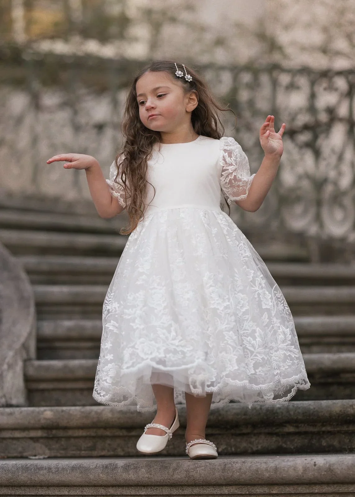 Dove Girls Dress - Image 3
