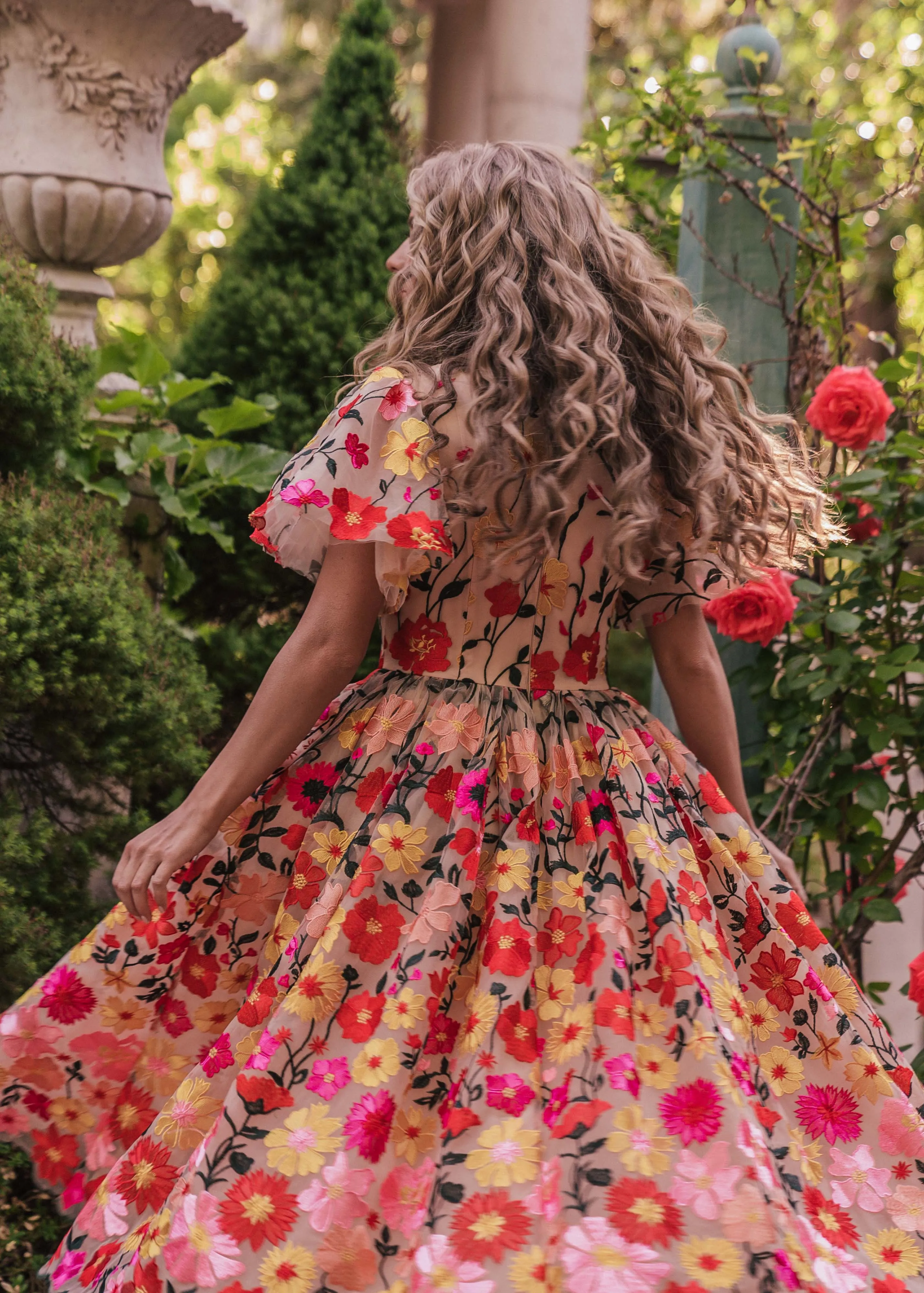 English Garden Dress - Image 4