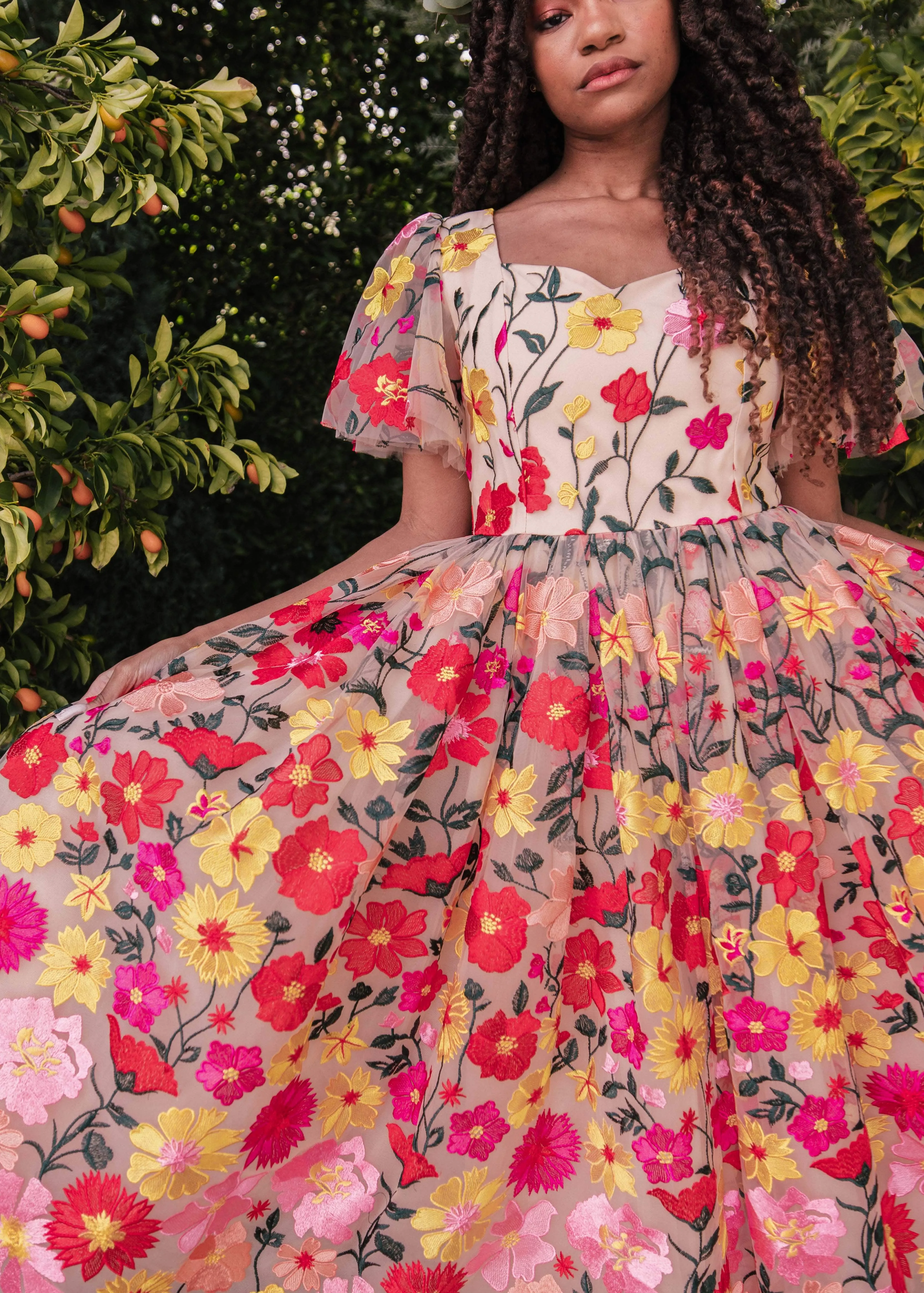 English Garden Dress - Image 5