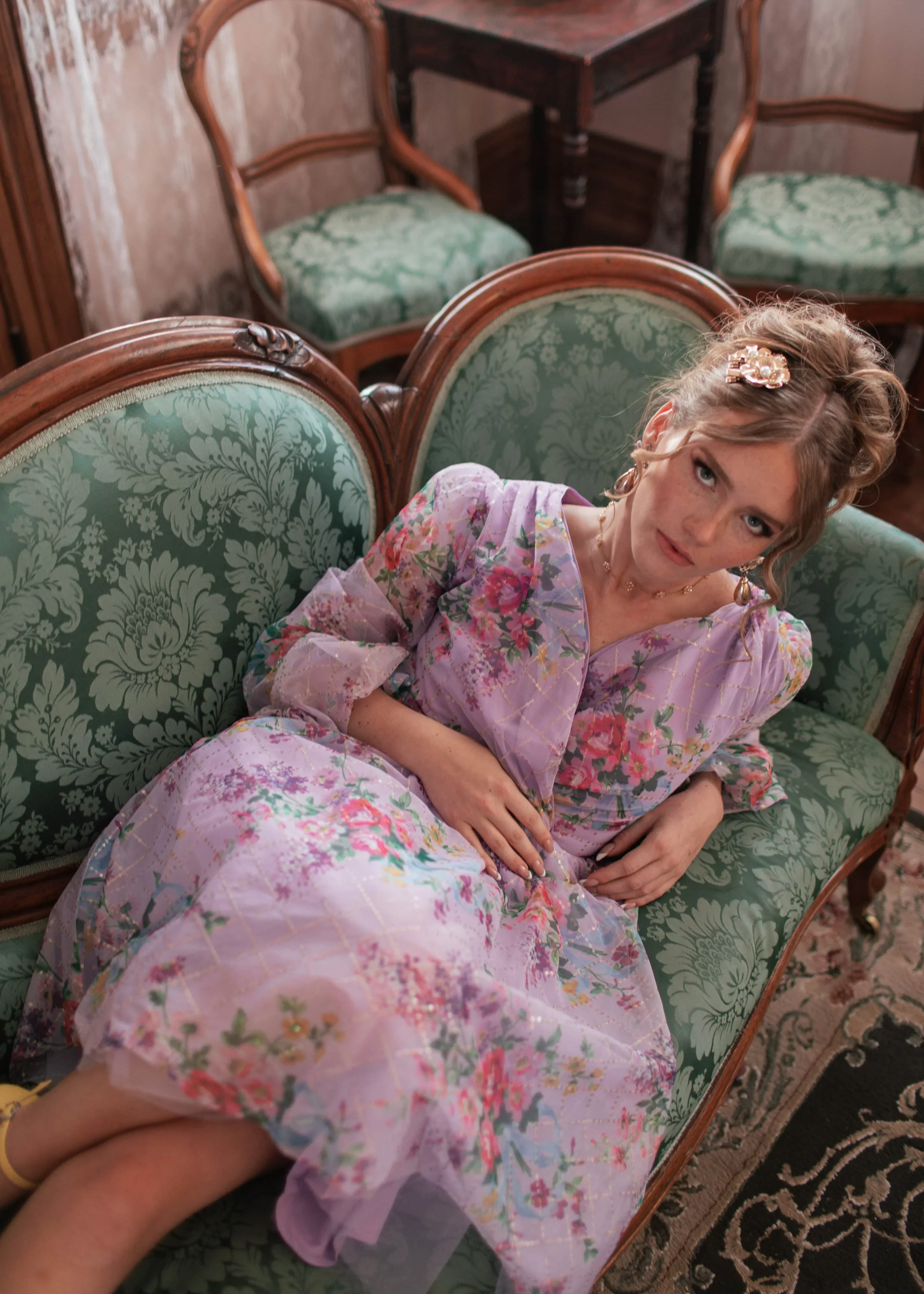Gretel Dress Purple - Image 5