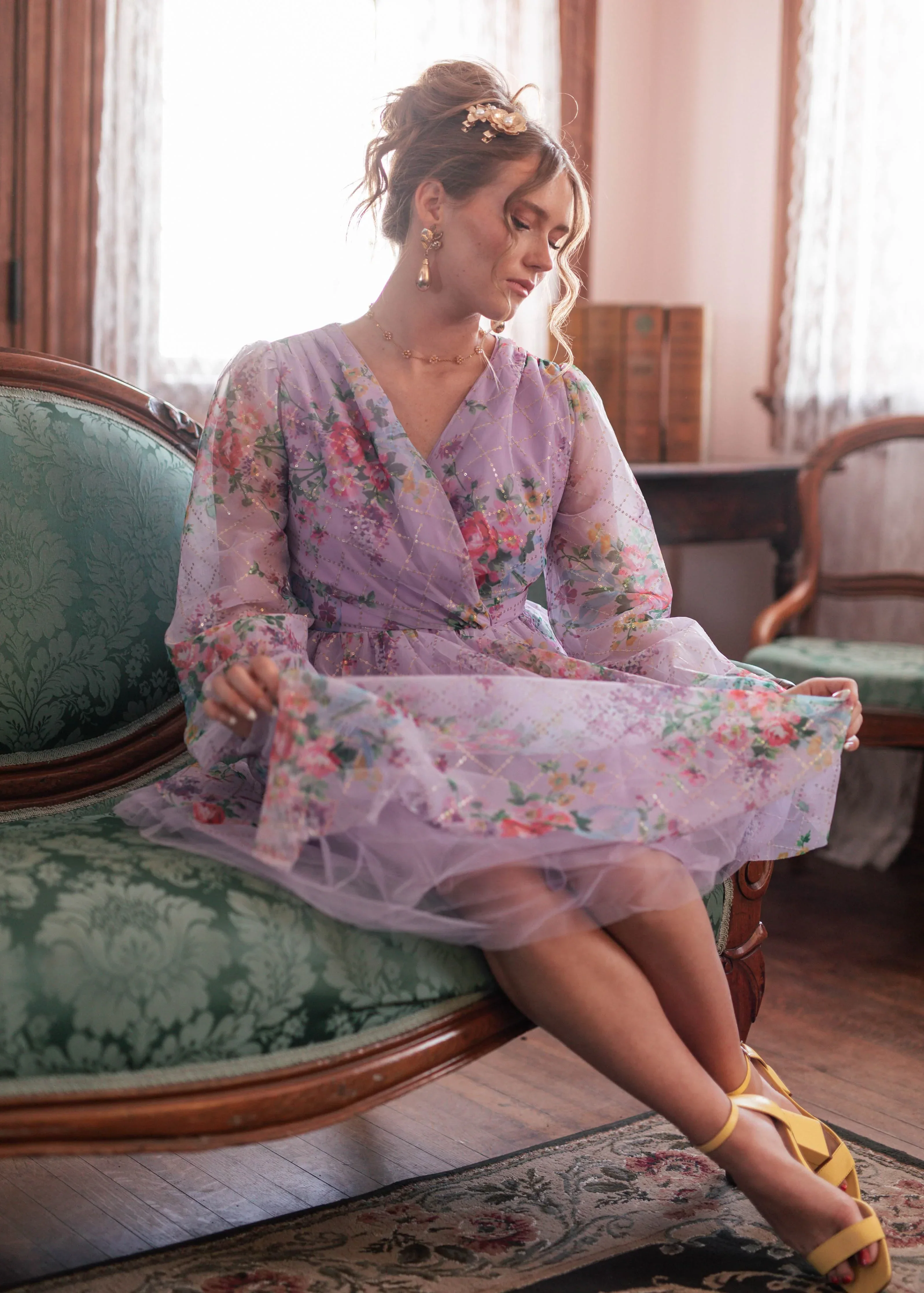 Gretel Dress Purple - Image 8