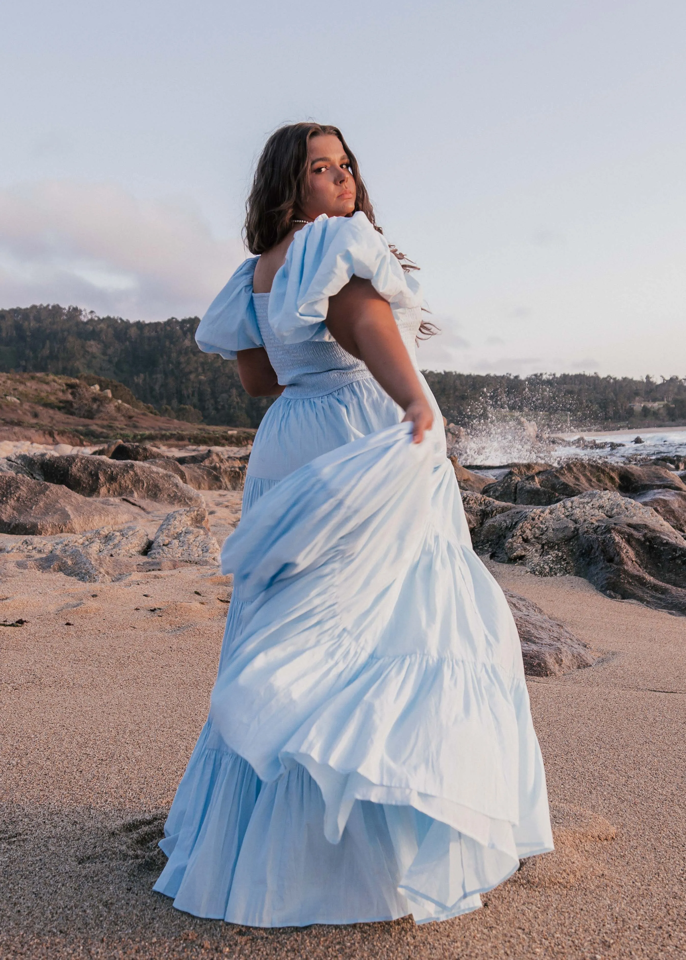 Luna Dress Blue - Image 4