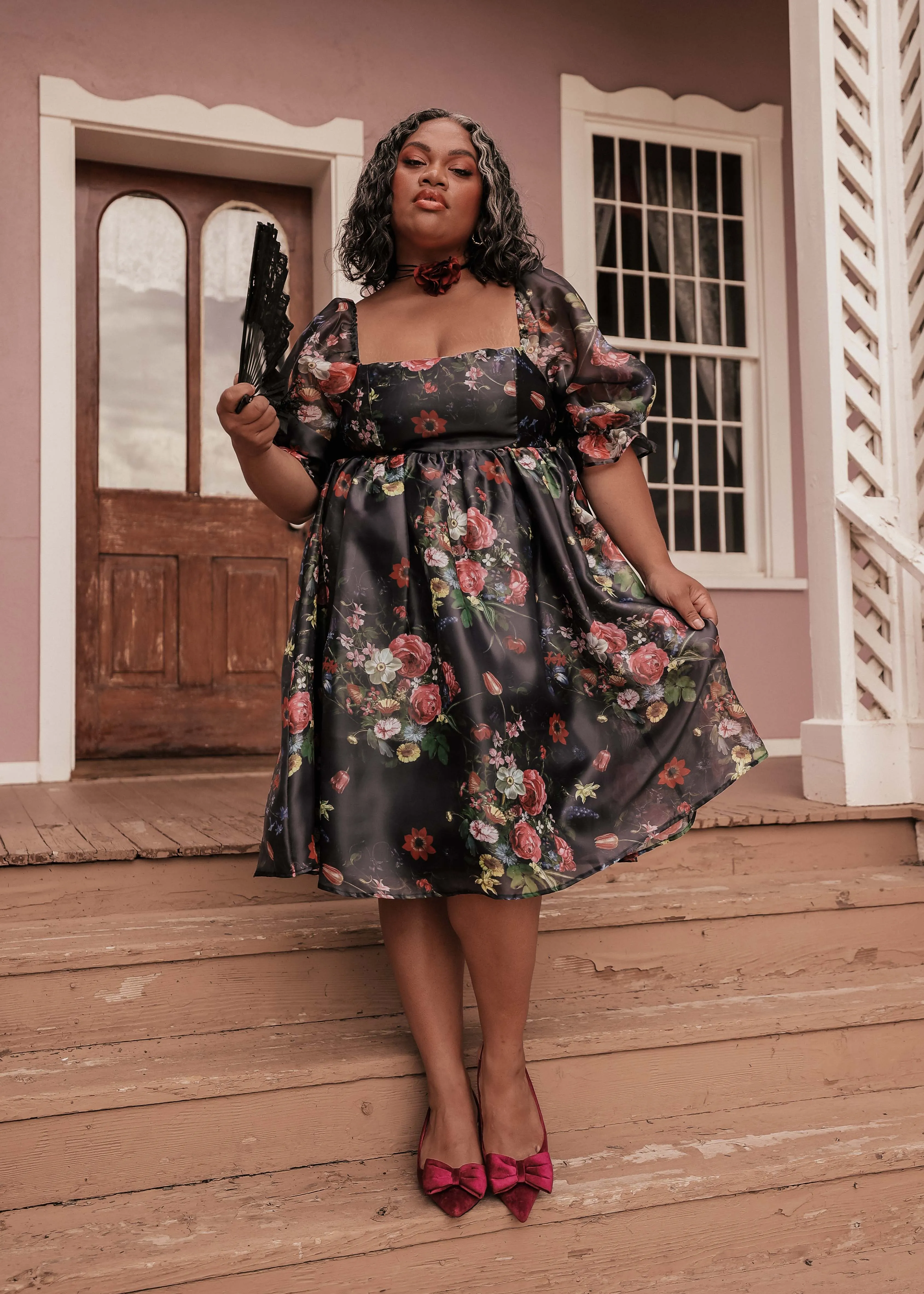 Polly Dress Black - Image 4