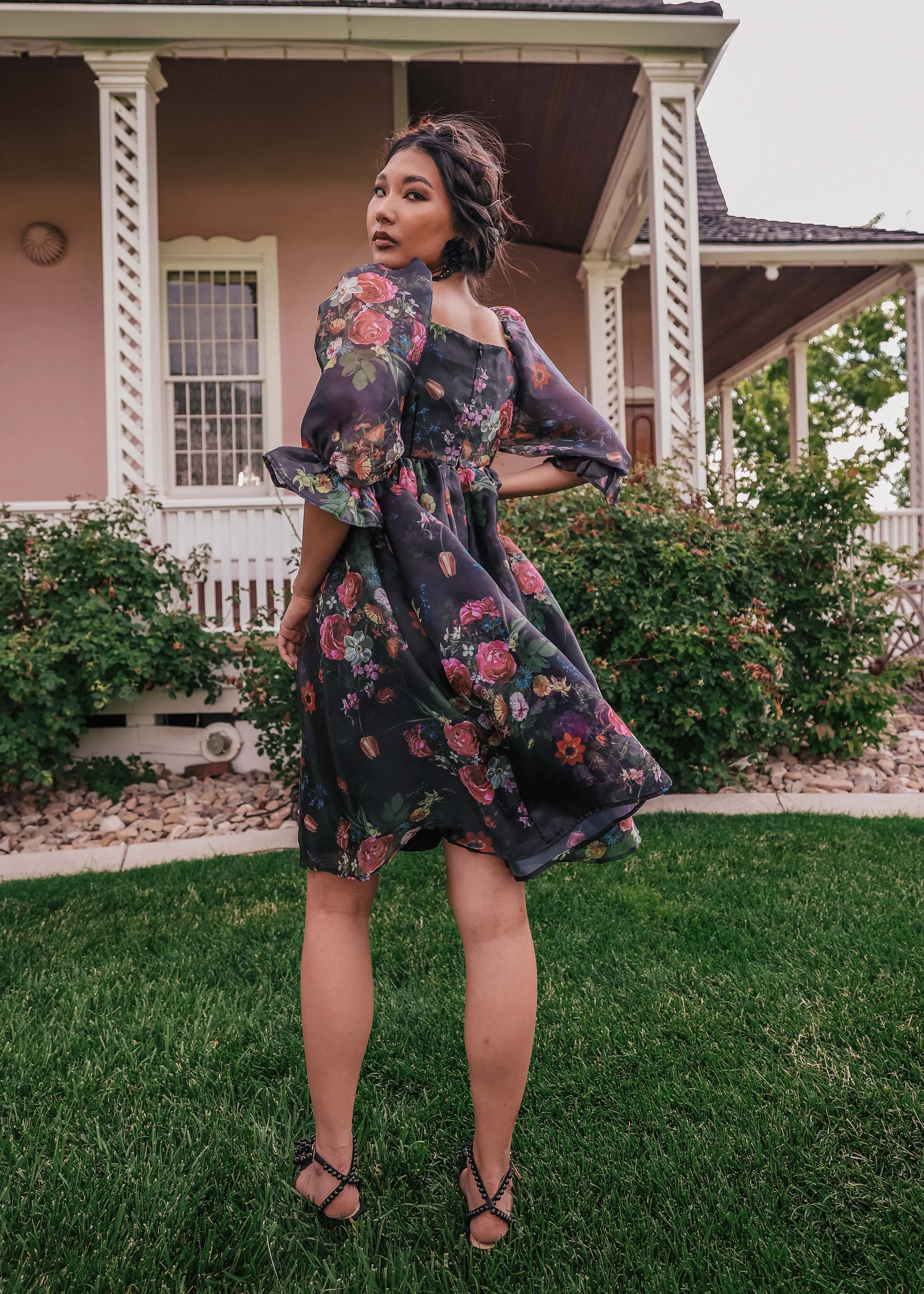 Polly Dress Black - Image 5