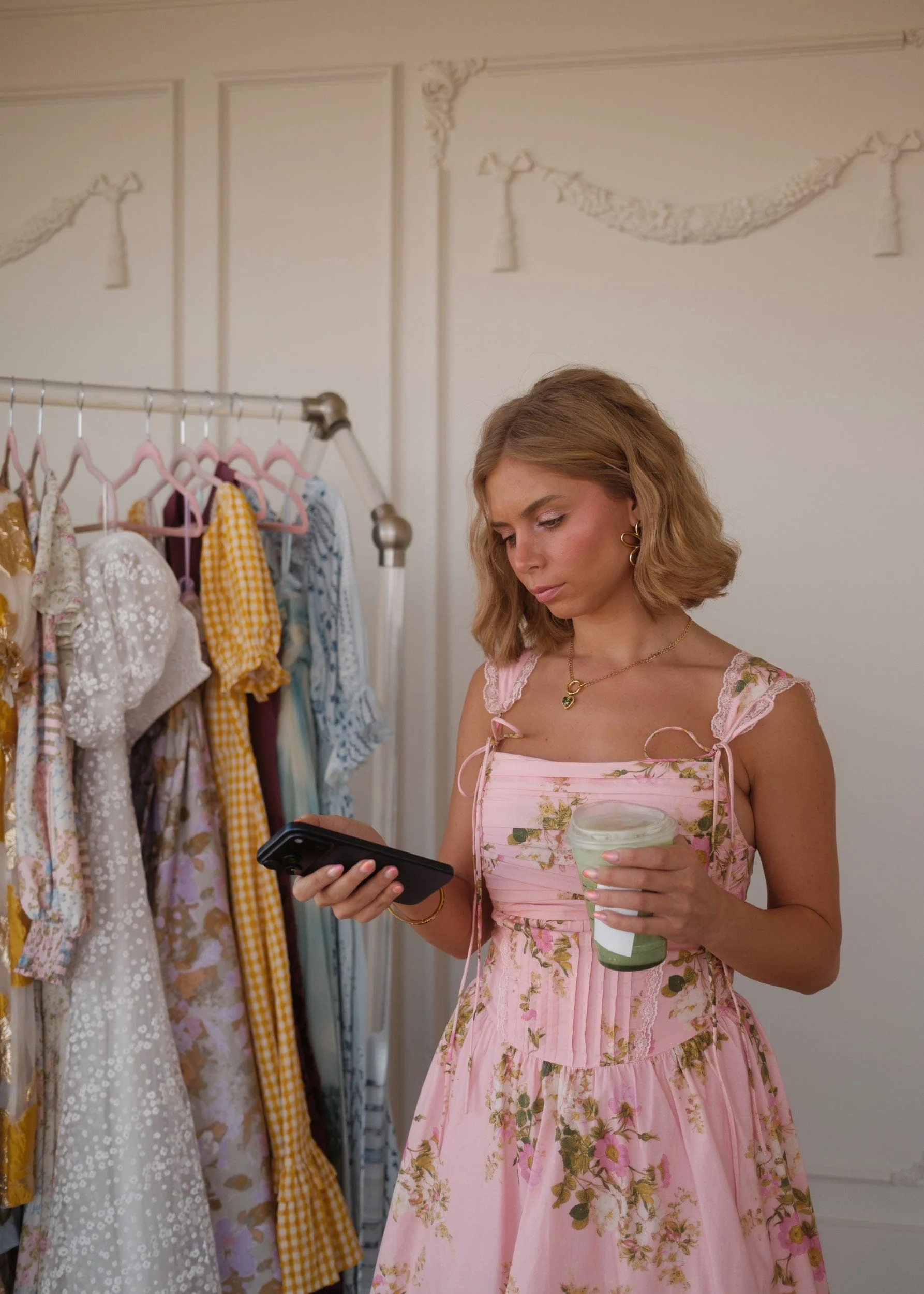 Rosella Dress - Pink - Image 7