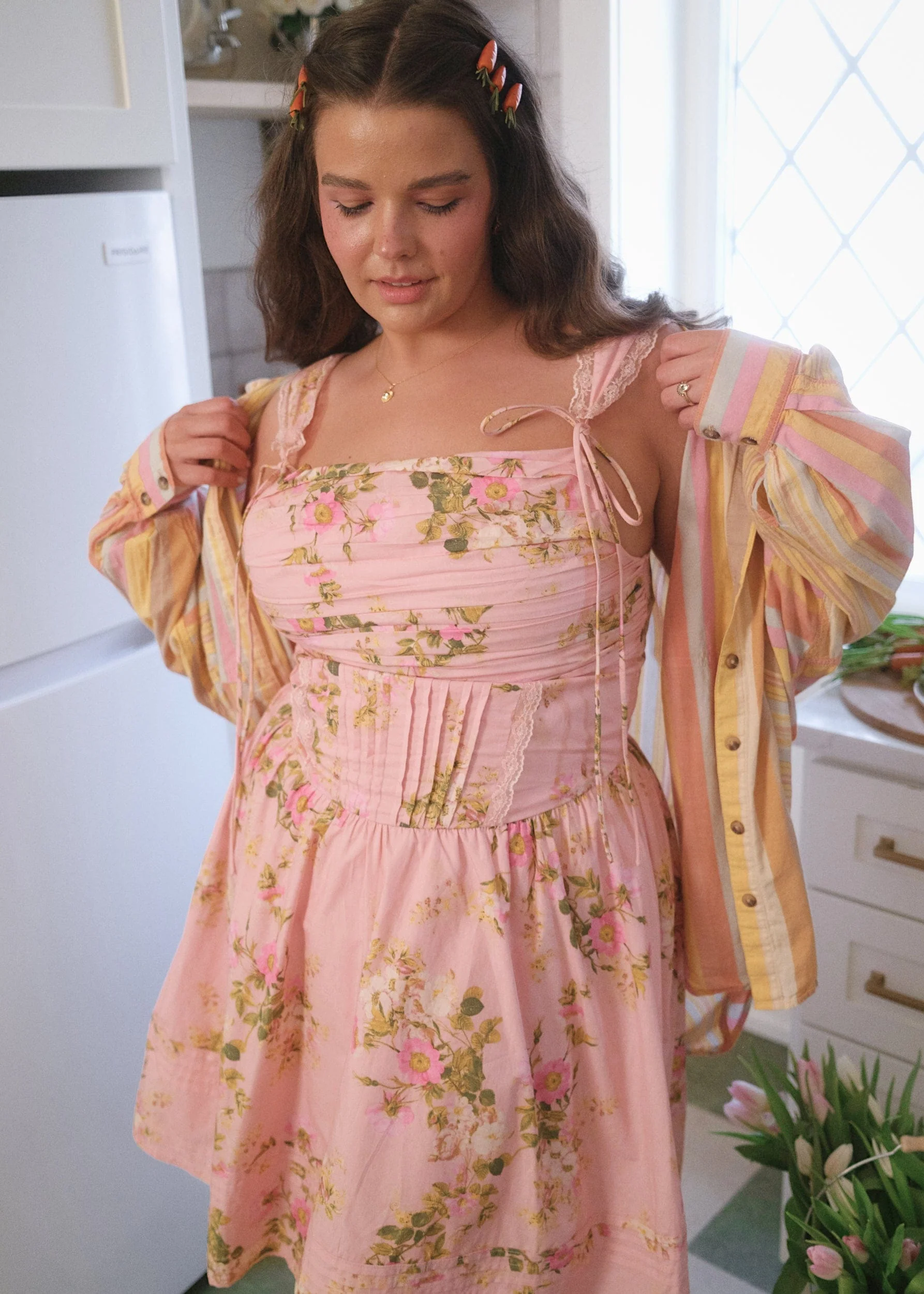 Rosella Dress - Pink - Image 9
