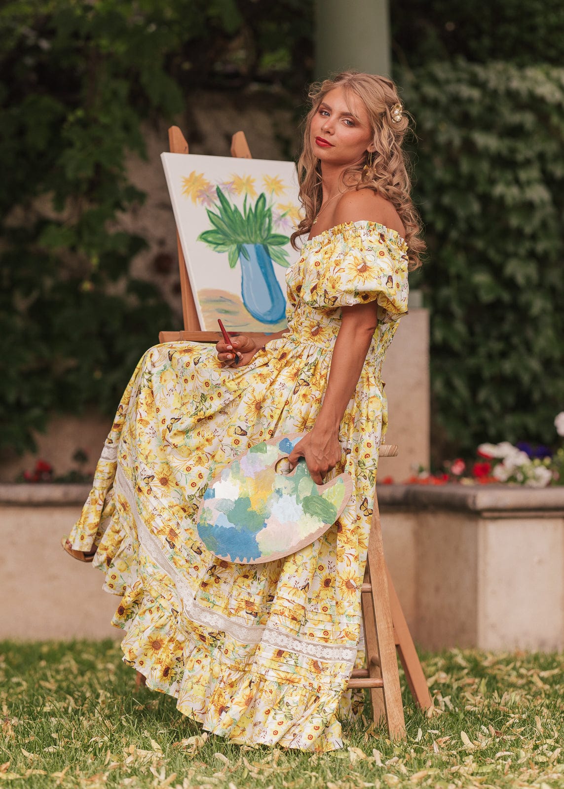 Sunflowers Dress - Image 8