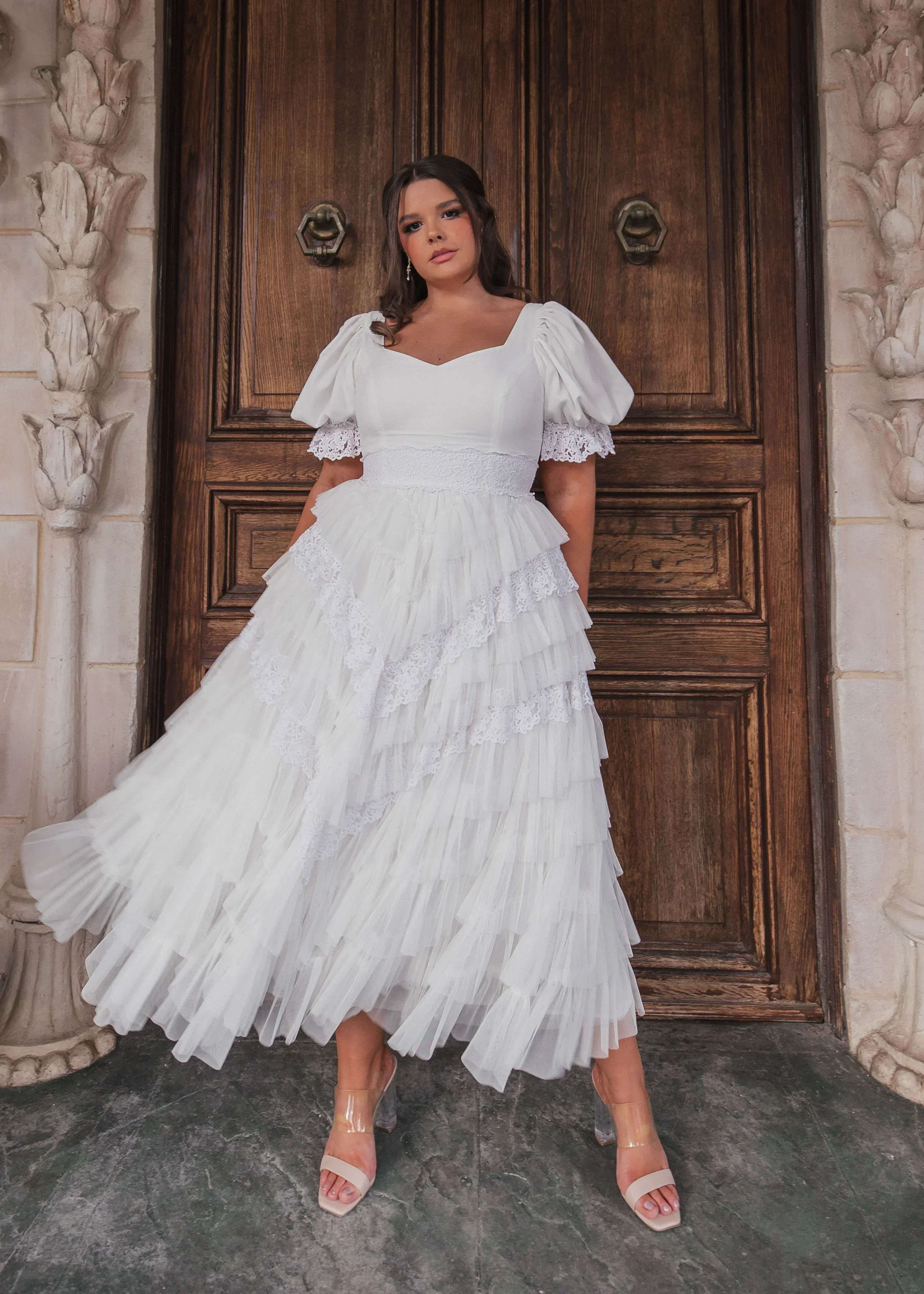 Thumbelina Dress White - Image 3