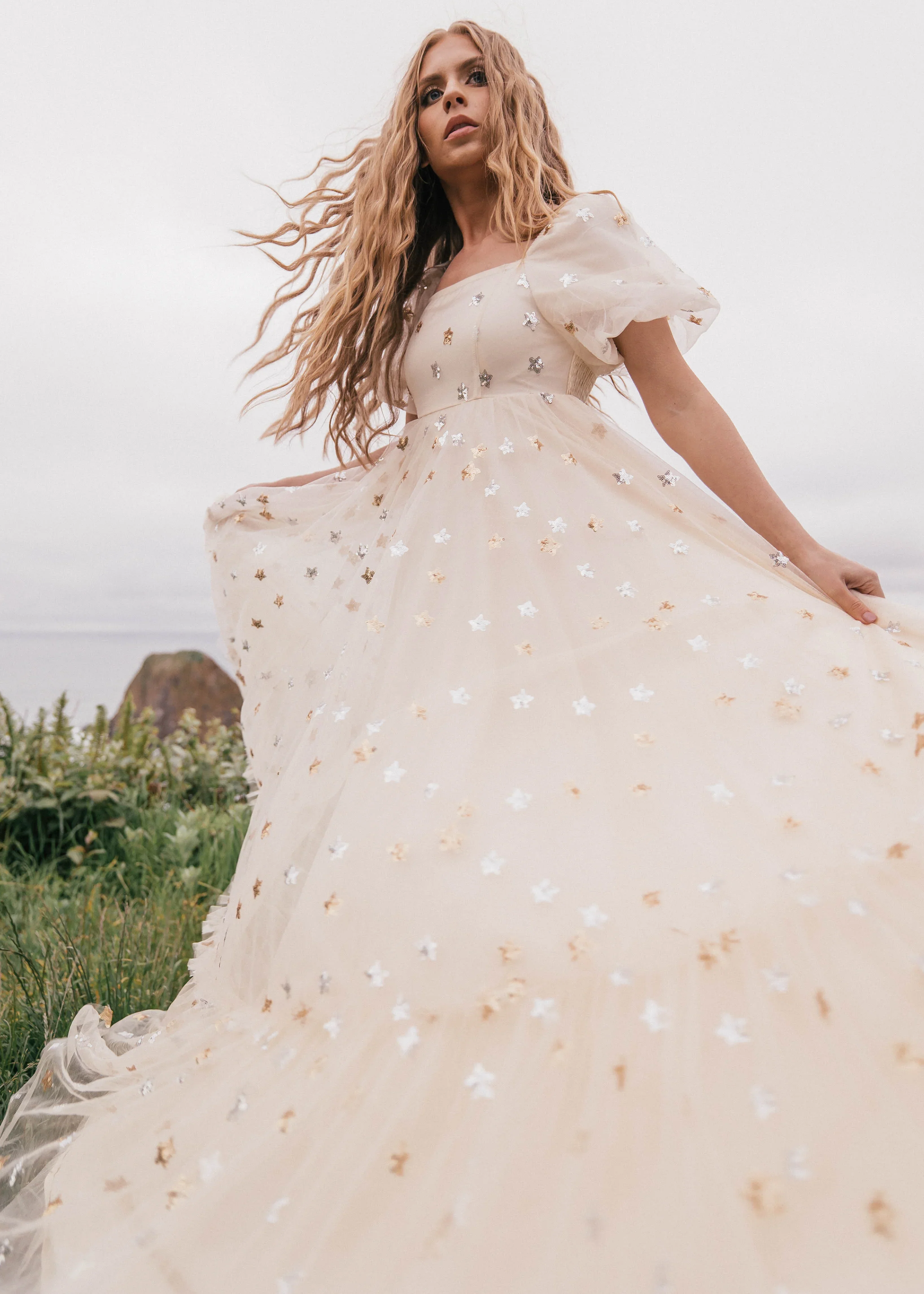 Wendy Dress Cream Star - Image 5